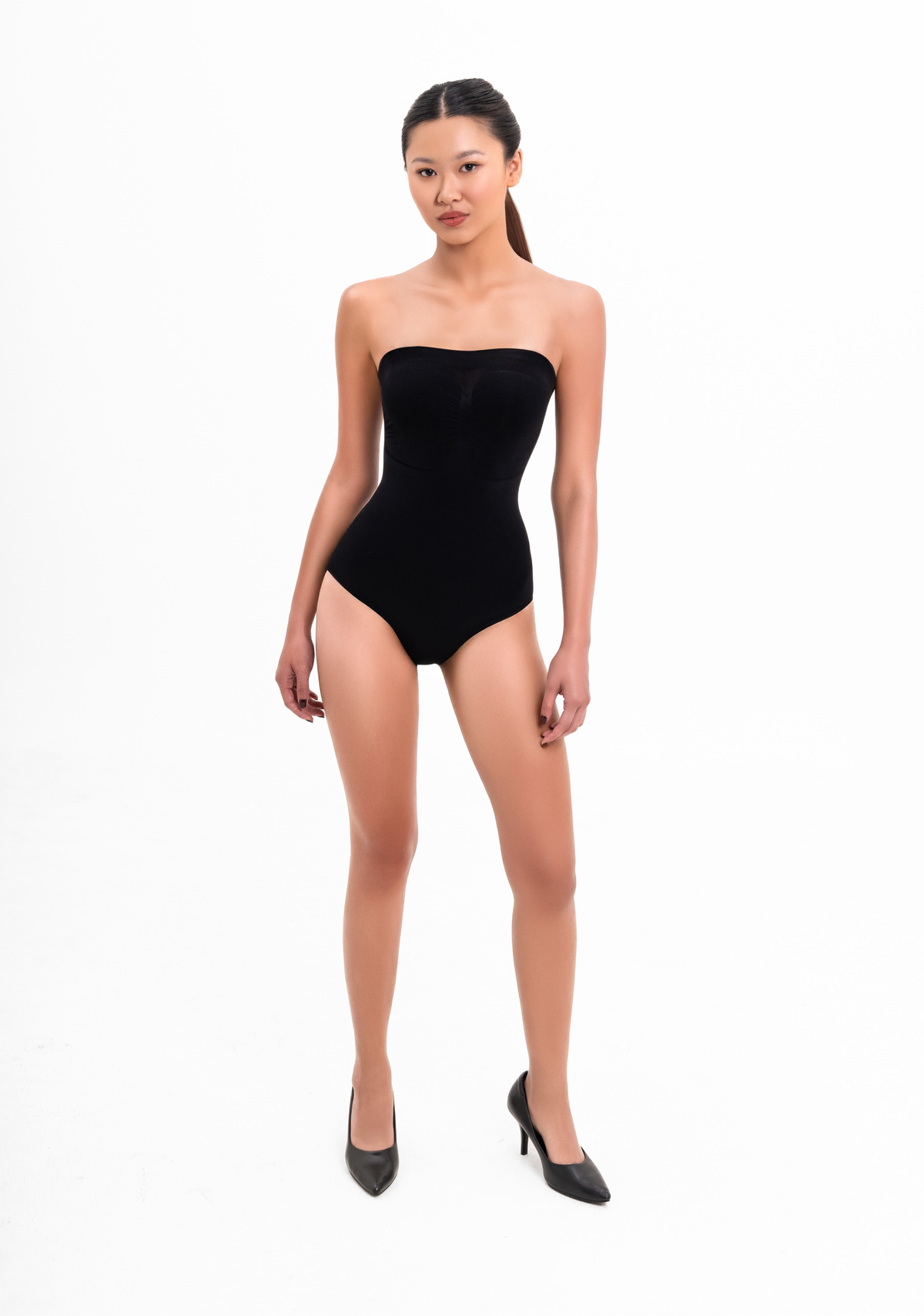 Strapless Hourglass Thongsuit