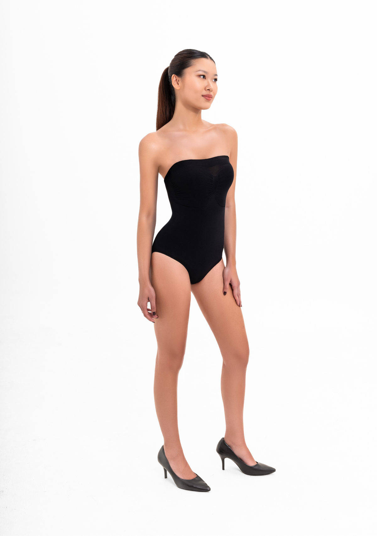 Strapless Hourglass Thongsuit