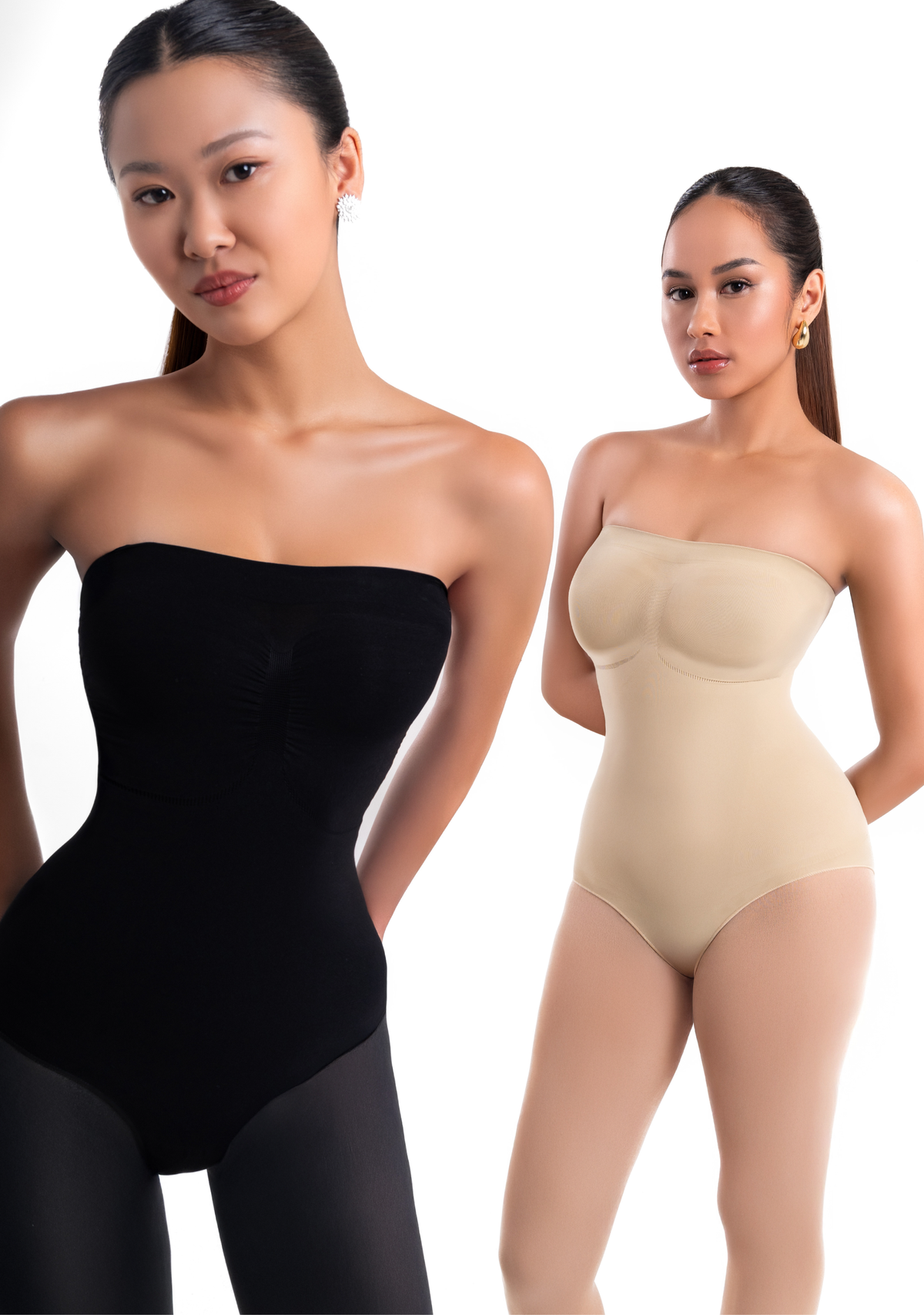 Strapless Hourglass Thongsuit