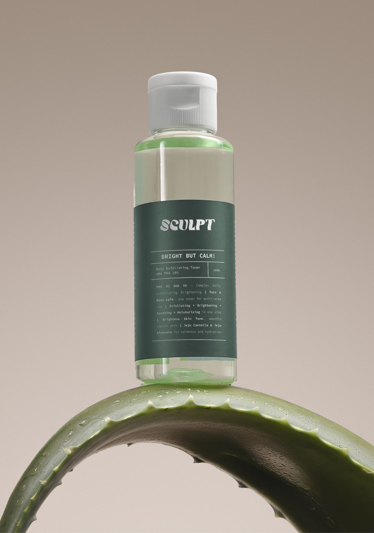 Bright But Calm! Body Exfoliating Toner